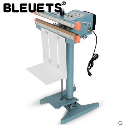 1000型上下加热铝架脚踏封口机8mm宽薄膜塑料袋铝箔袋大功率纯铜