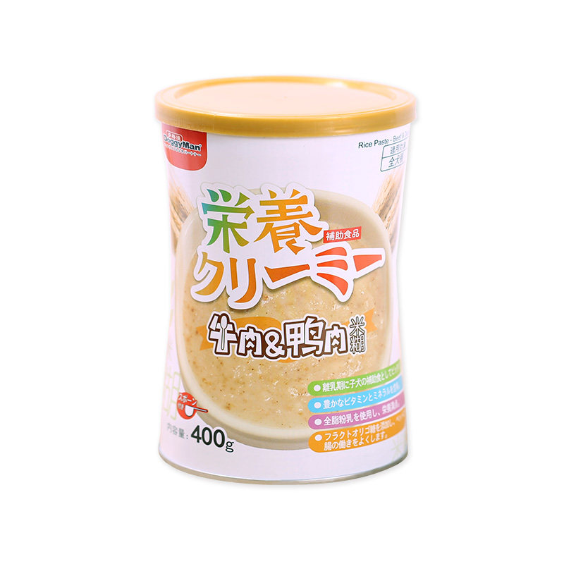 多格漫狗零食宠物营养米糊400g幼犬离乳老犬牙口不好流食辅食新品