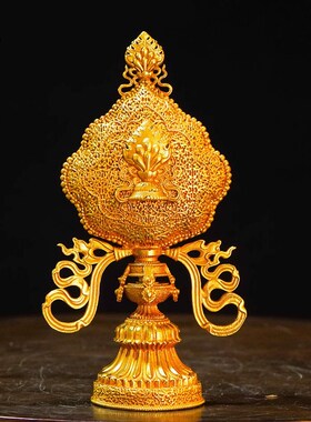 闯隆藏式铜鎏金七政宝铜像七寸家用室内桌面文创工艺装饰品摆件