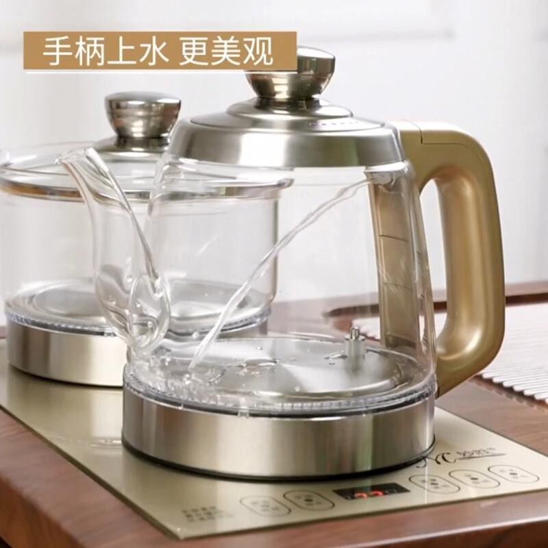 全自动茶水机小型家用办公室烧水壶玻璃底部上水茶吧机桌上饮水机