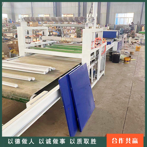 防火板PET高光实色片贴面机