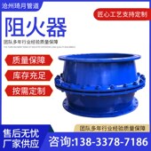 不锈钢管道阻火器防爆轰型碳钢大口径圆形阻火器油罐天然气阻火器