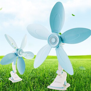 聪超学生风扇夹扇 宿舍台夹扇 5页小风扇 转页扇迷你风扇 电风扇