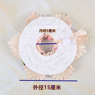 布艺立体花空调管孔装饰贴墙洞墙壁皮损遮挡蕾丝废弃洞口遮挡花贴