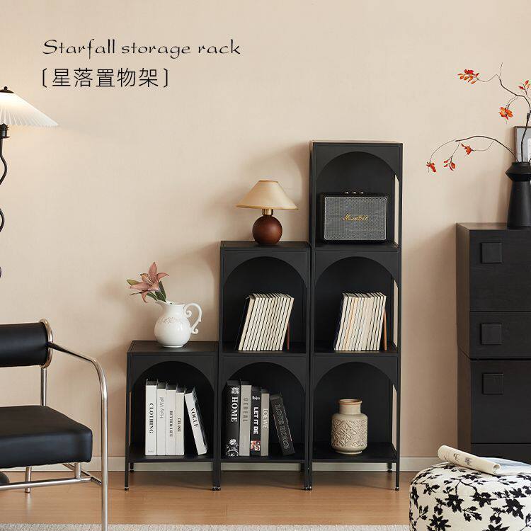 创意书架铁艺书报架客厅落地置物架角落书柜杂物收纳陈列架展示柜