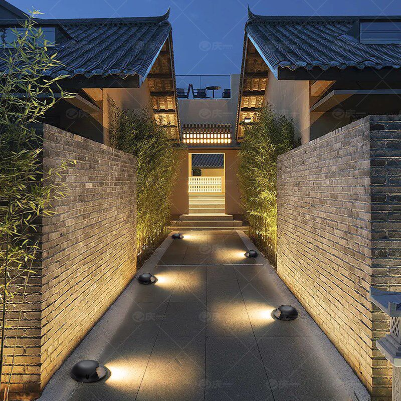 免开孔侧发光地埋灯户外防水led地灯花园庭院灯地面灯室外台阶灯