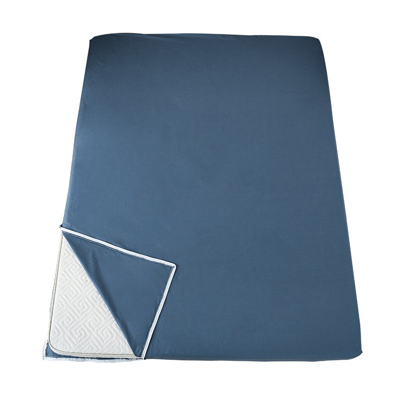 全包纯棉床笠床罩拉链式防滑固定全棉乳胶垫榻榻米薄厚床垫褥子套