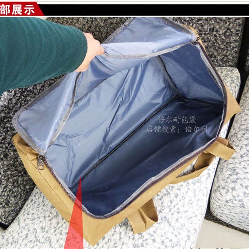 超大容量手提旅行包男女可折叠行李包袋旅游包80升搬家装被子防水