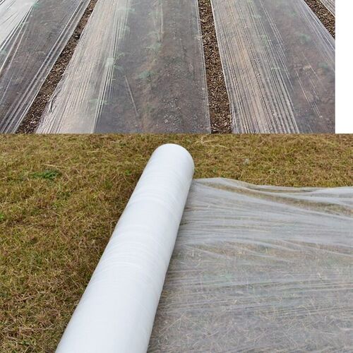 白色塑料薄膜小拱棚膜保温蔬菜大棚膜地膜加厚抗老化公路防护膜