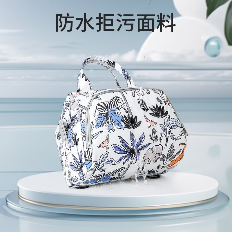 妈咪包妈妈2024新款手提轻便母婴外出大容量带娃出门防水双肩背包