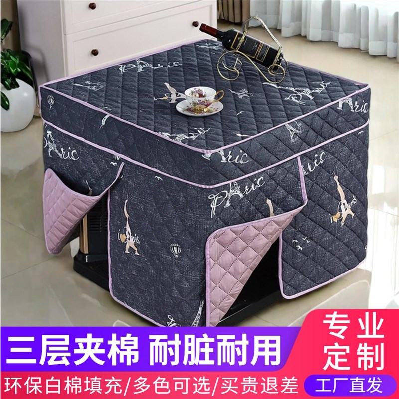 烤火桌布80x80新款冬季子罩套电炉罩正方形电暖桌套取暖桌火炉套