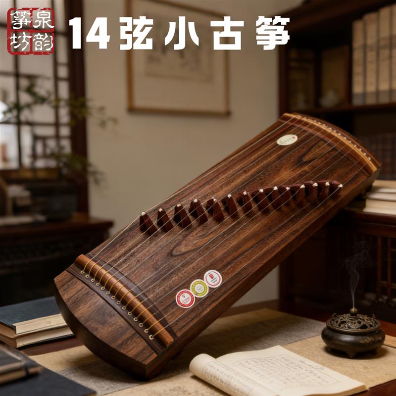 迷你小古筝14弦便携式小筝儿童初学者入门专业古筝琴小型练指器