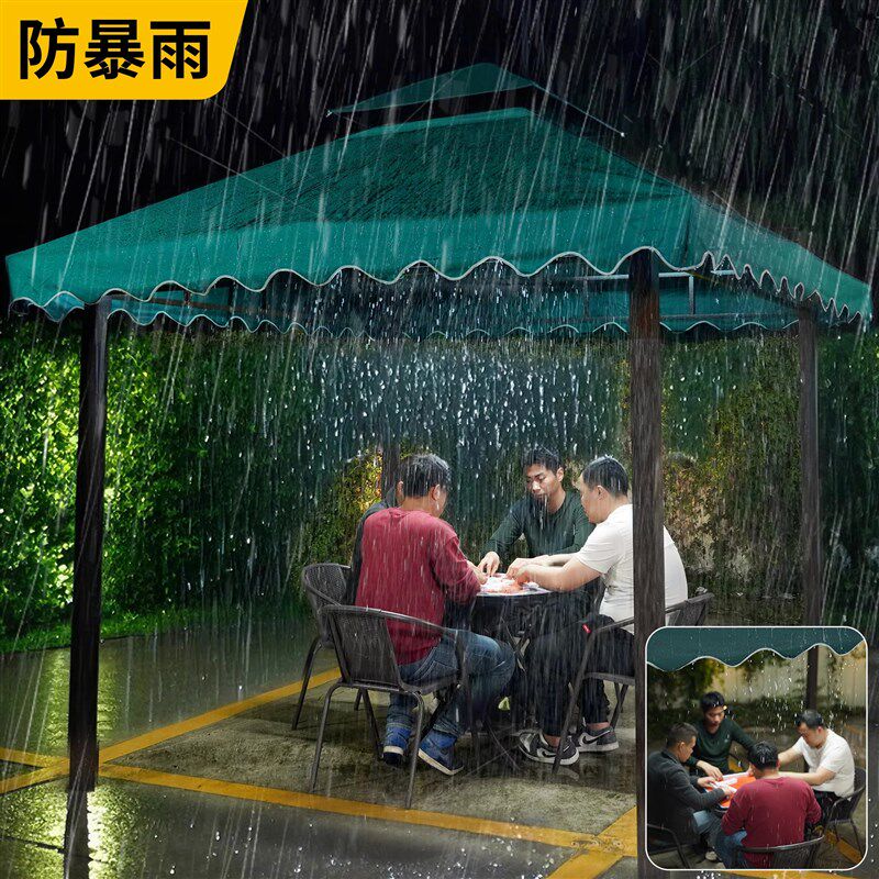 室外户外凉亭摆摊广告活动用罗马帐篷花园庭院四脚伞汽车大型雨棚