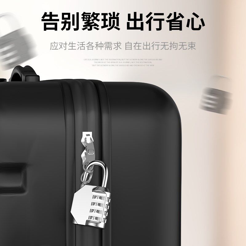 密码锁挂锁小型家用门锁学生宿舍柜子行李箱背包锁头盔健身房防盗