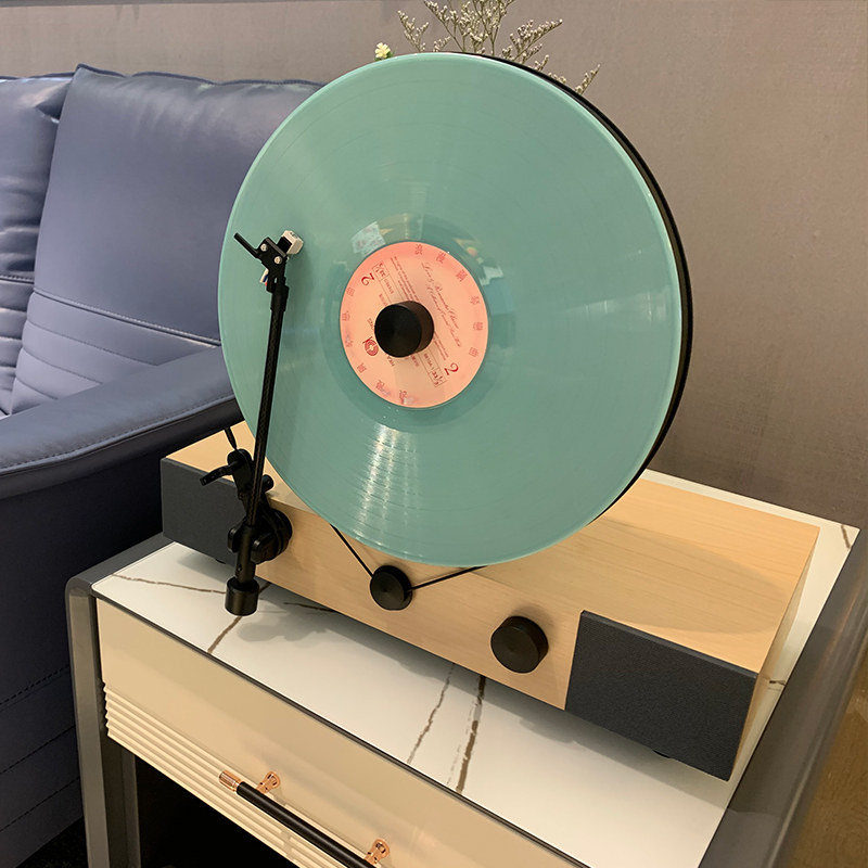 格莱美升级版立式黑胶唱片机蓝牙音响客厅家用复古留声机LP电唱机
