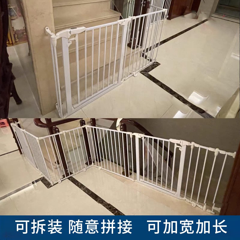 宠物店门口围栏狗栅栏儿童宝宝护栏l型u异型厨房楼梯门栏加高1米