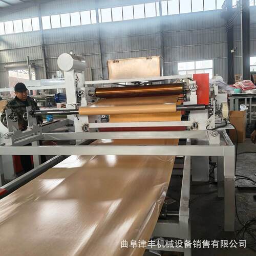 吸音墙板贴双面胶机 自动回收离型纸 橡胶脚垫EVA自粘震垫复合