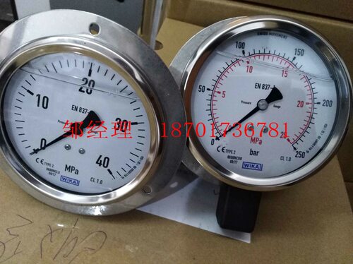 德国WIKA充液耐震压力表213.53.100-1...100MPA1000BAR