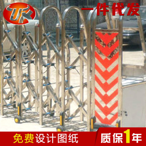 电动伸缩门铝合金自动伸缩门厂房小区学校大门安全防盗门