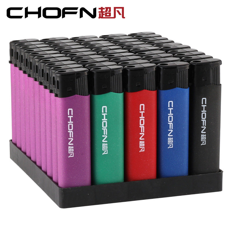 超凡定制多彩一次性印刷打火机图片