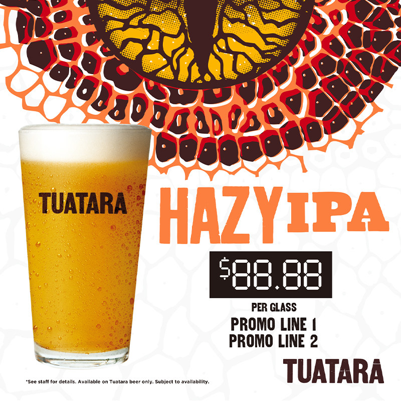 进口精酿新西兰大蜥蜴Tuatara 浑浊IPA330ml*6罐啤酒喜力旗下高端