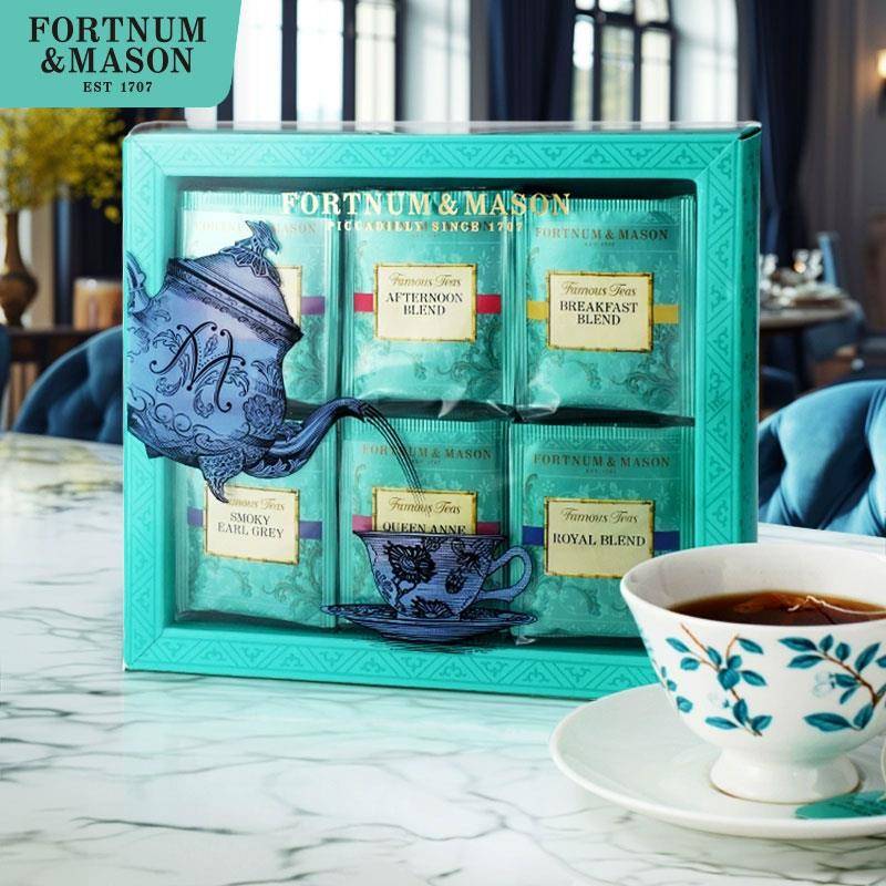 Fortnum&Mason福南梅森英国进口著名经典红茶60茶包伴手礼盒120g