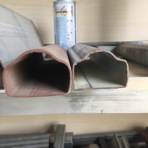 天津盛企伟业护栏用40*60扶手管元管厂家直销灰铸铁铁艺加厚款