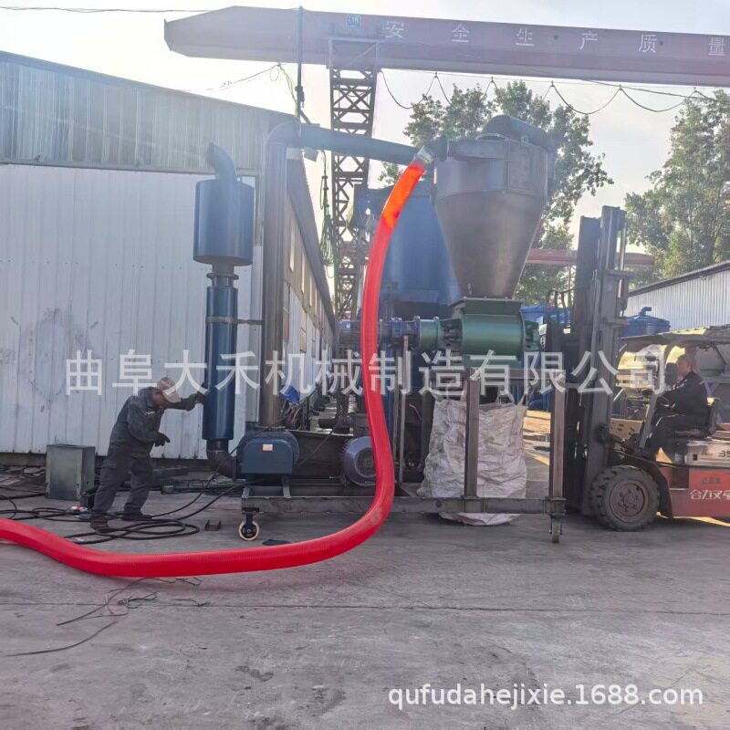 小麦玉米稻谷气力吸料机粮食输送机晒场吸粮机随车抽粮气力吸粮机
