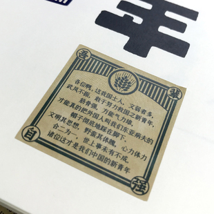 新青年周边励志语录鲁迅陈独秀蔡元培装饰手账行李箱笔记本贴纸