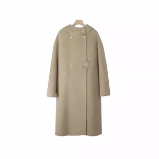 王福贵定制～连帽纽扣轮廓扣袢大衣3.24 扣袢大衣
