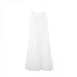 王福贵定制～外穿内搭皆可百搭白色连衣裙3.24 初恋裙