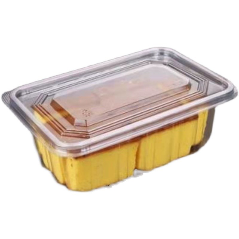 一次性塑料包装盒食品整理储物箱蛋糕面包框麻花糕点一斤装桃酥盒