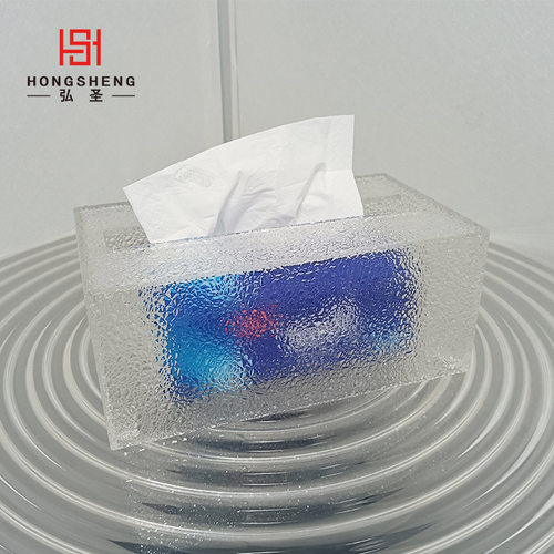 简约轻奢亚克力纸巾盒客厅时尚抽纸盒餐厅酒店收纳纸巾盒