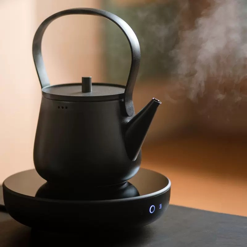 小坐Z1知炉电陶炉煮茶炉家用小型迷你铁壶玻璃壶烧水煮茶器