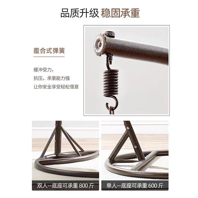 单双人吊篮藤椅成人室内秋千家用吊床阳台吊椅网红懒人鸟巢摇篮椅
