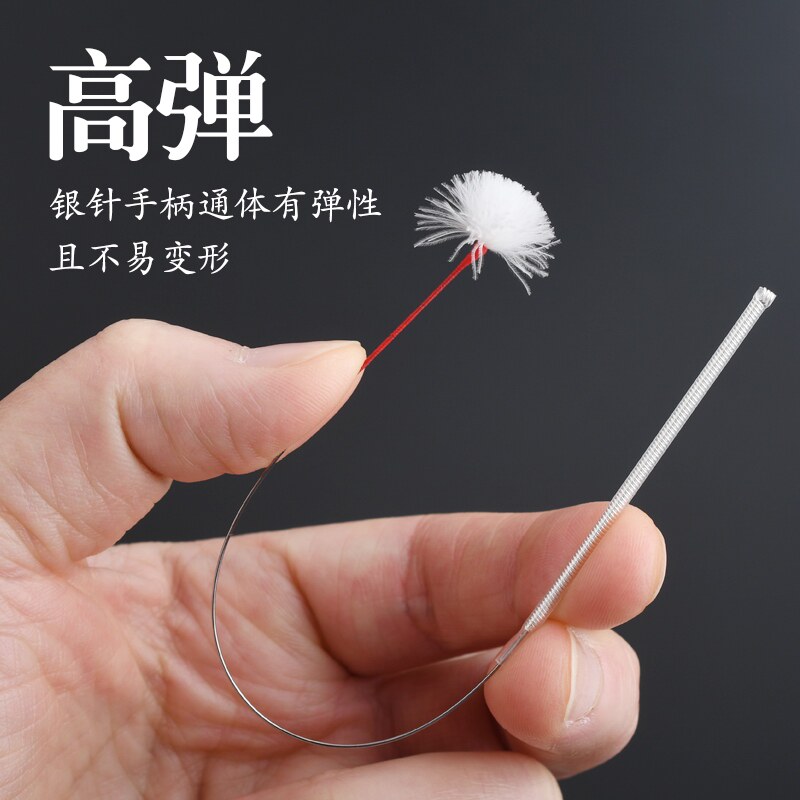 天艺加长红线黄线小头银针鹅毛棒采耳工具专业挖耳勺毛棒柔软