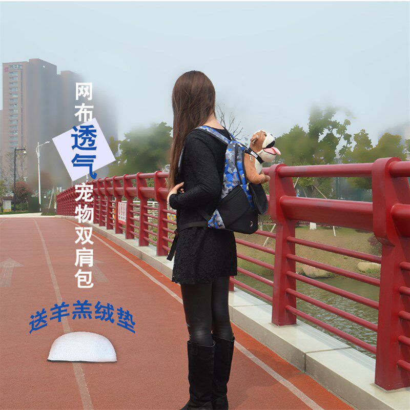 泰迪外出包猫狗双肩背包狗便携旅行包猫狗兔宠物背包宠物胸前背包