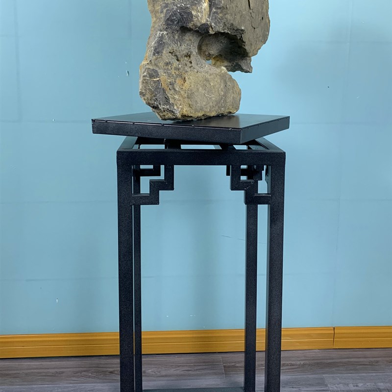 卖家装饰可旋转石雕艺术品展架室内客厅多层铁艺电镀烤漆花架搁架