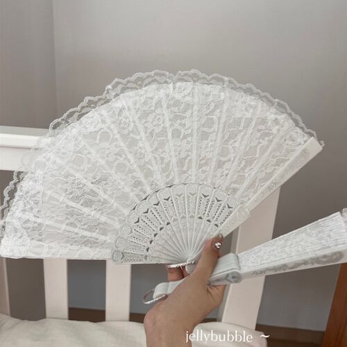 中国风古风折扇水墨汉服旗袍新中式随身便携折叠夏天小扇子舞蹈扇