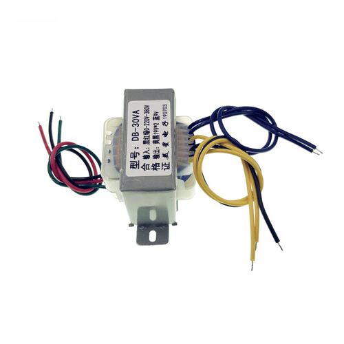 电焊机控制变压器/EI66工频 30W 0-220V/380V转双19V 9V/青岛单管