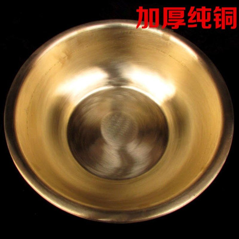 黄铜盆纯铜 家用加厚结婚喜盆 水盆家居用品洗手足疗足浴洗脸盆