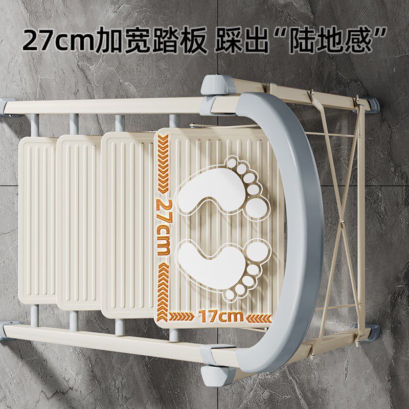 格美居梯子家用折叠梯加厚伸缩多功能梯室内人字梯小型轻便携楼梯