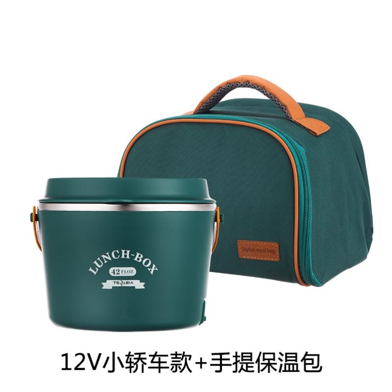 车载电饭盒货车卡车24V电热饭盒12V车用保温饭盒家用热饭盒1.2升