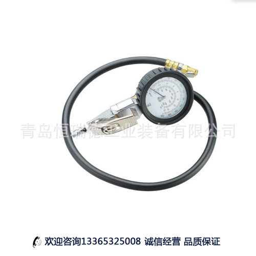 台湾稳汀三用打气量压表WD-1828 夹式大气量膜片式胎压表