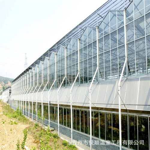智能温室大棚工程现代智能玻璃温室钢化中控玻璃温室生态餐厅配件