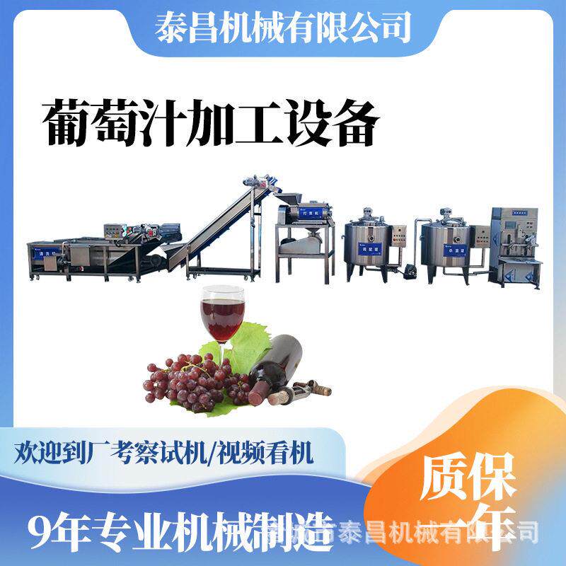 新疆小型摩尔多瓦葡萄汁生产线紫葡萄汁浓缩机器提子果汁加工设备