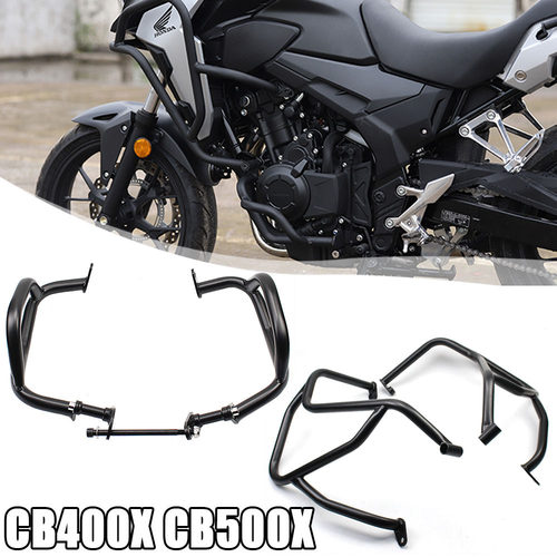 适用本田CB400X保险杠全包围前护杠改装拉力护杠CB500X防摔杠
