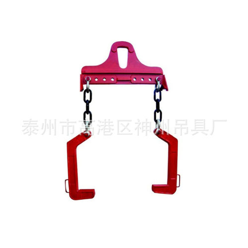 神州SW105专业设计定做双卷钢带C型吊钩 带钢双钩吊具 卷线吊具