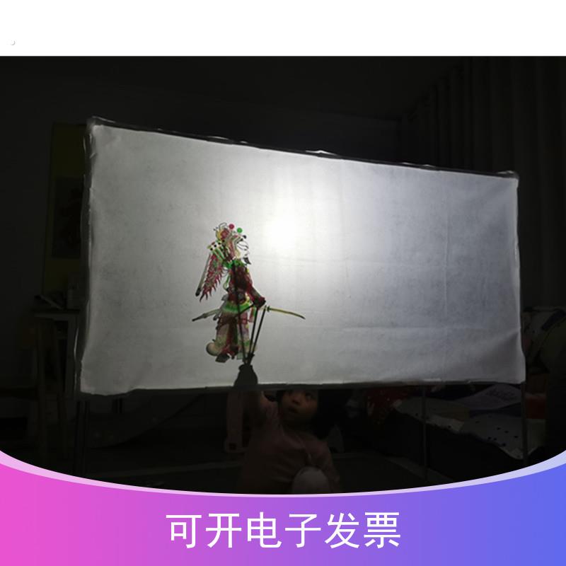 皮影手影戏影子舞台幕布简易方便携带无需插电灯幼儿园家用可拆卸