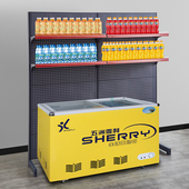 超市冰柜冰箱上方货架伴侣雪糕冷柜饮料架子置物架槟榔商用展示架